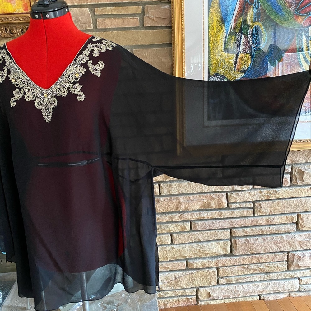 👚Dana Buchanan 100% Silk Top - Picture 3 of 6